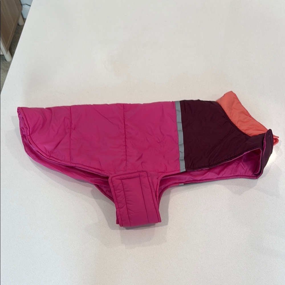 32 Degrees Pink and Orange Dog Jacket